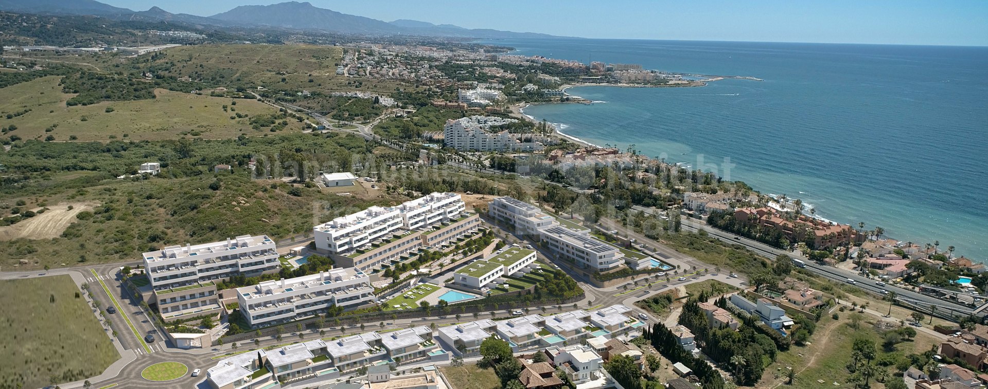 La Gaspara, Complexe de huit villas modernes à Estepona Ouest