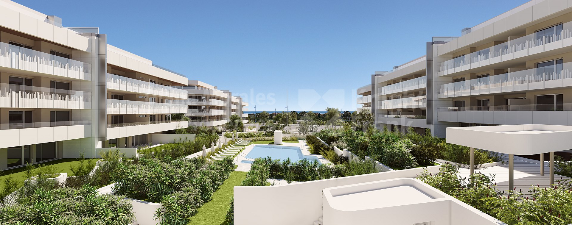 San Pedro de Alcantara, Complejo de apartamentos de 91 unidades cerca de la playa