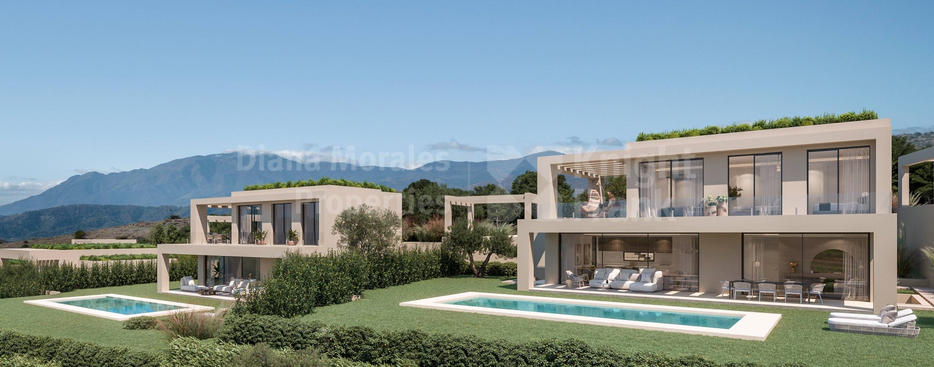 Benahavis, Small complex of spacious apartments amid Golf courses