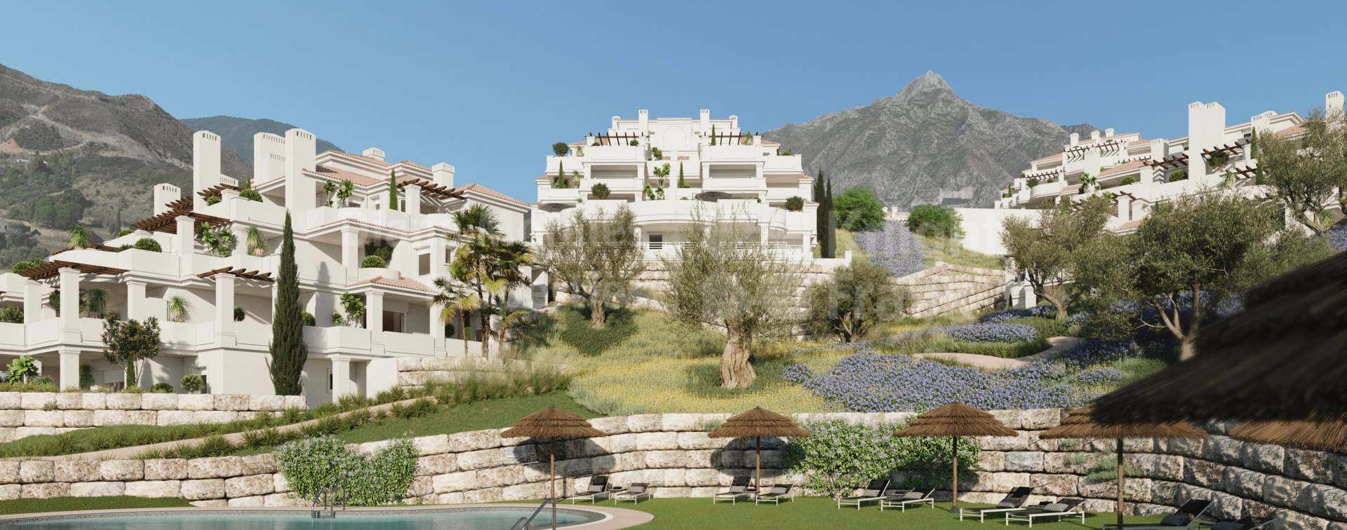 Nueva Andalucia, New complex of seventy apartments with panoramic views