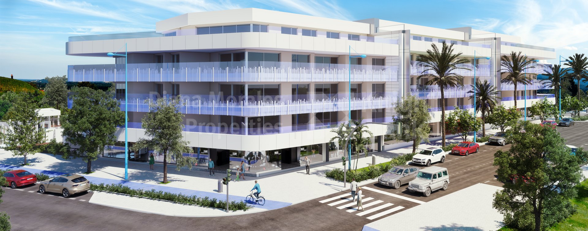 San Pedro Playa, Terra, ein neuer Apartmentkomplex in Strandnähe