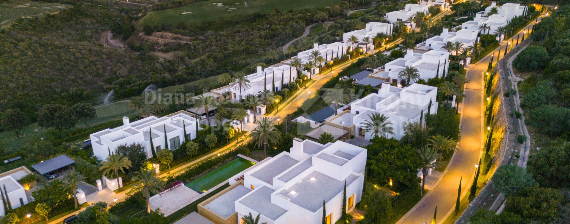 Finca Cortesin, Villa de 6 dormitorios frente al campo de golf en un complejo de 15 unidades