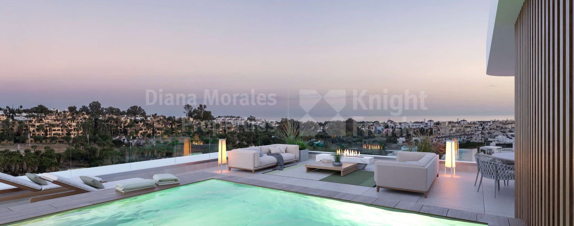 Atalaya, Four-bedroom semi-detached house with private garden and solarium