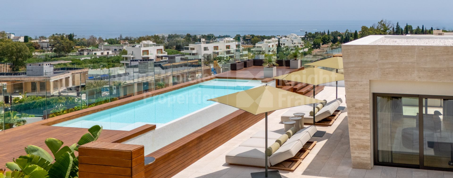 Epic Marbella, Skyvilla 6: zeitgenössischer Luxus mit Panoramablick und außergewöhnlichen Details