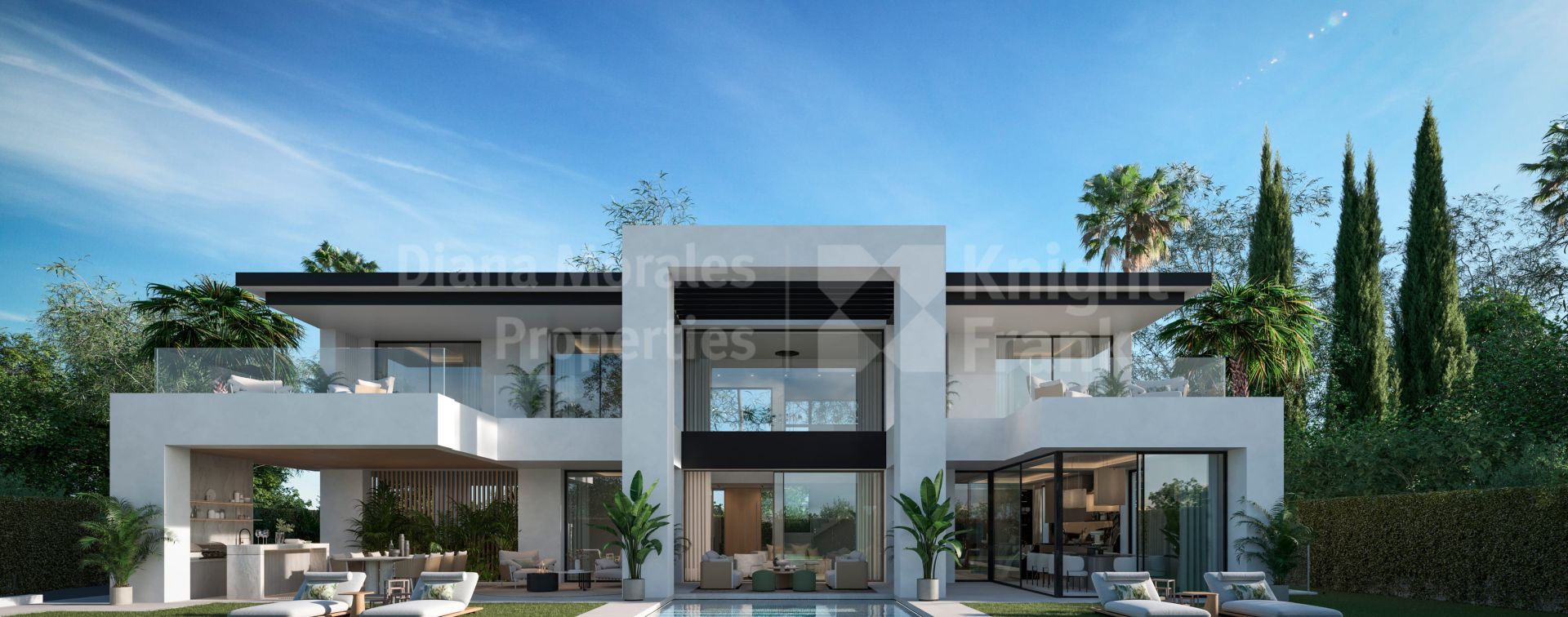 Bel Air, Vier-Schlafzimmer-Villa mit Südwestausrichtung in Bel-Air, Ost-Estepona