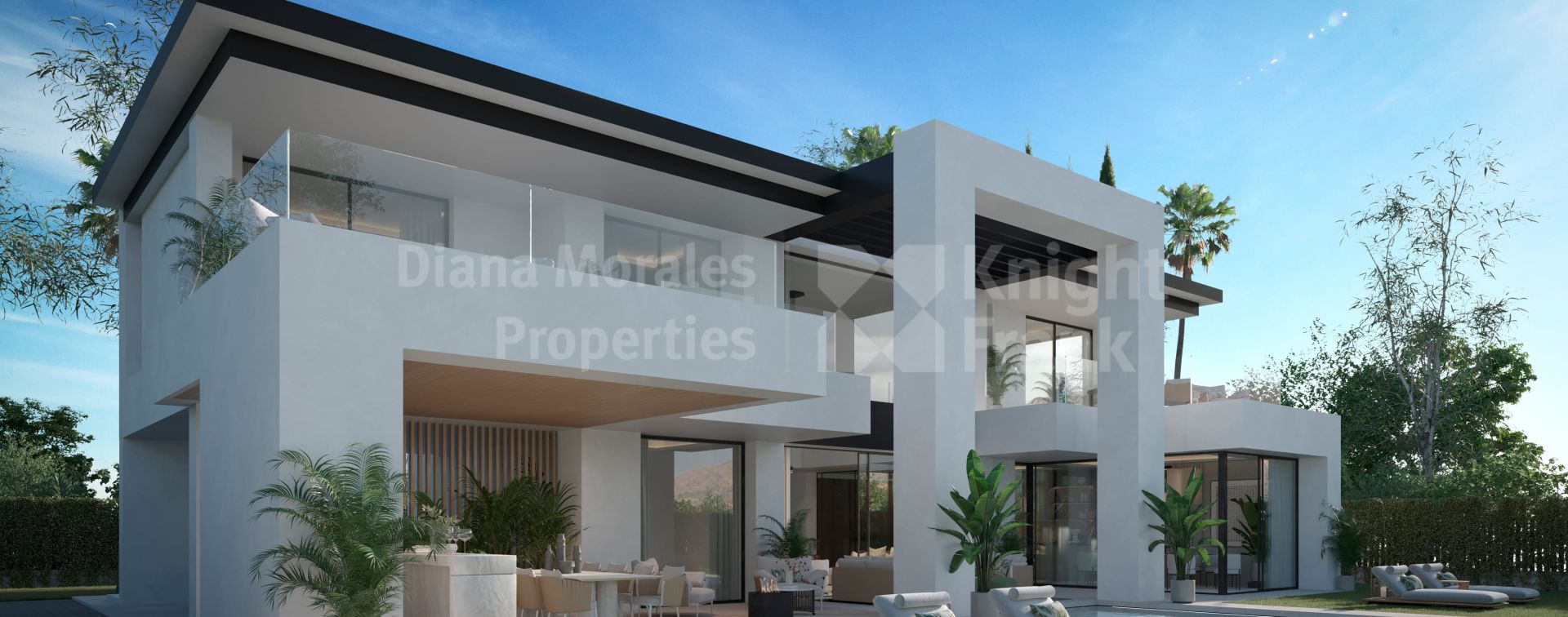 Bel Air, Vier-Schlafzimmer-Villa mit Südwestausrichtung in Bel-Air, Ost-Estepona
