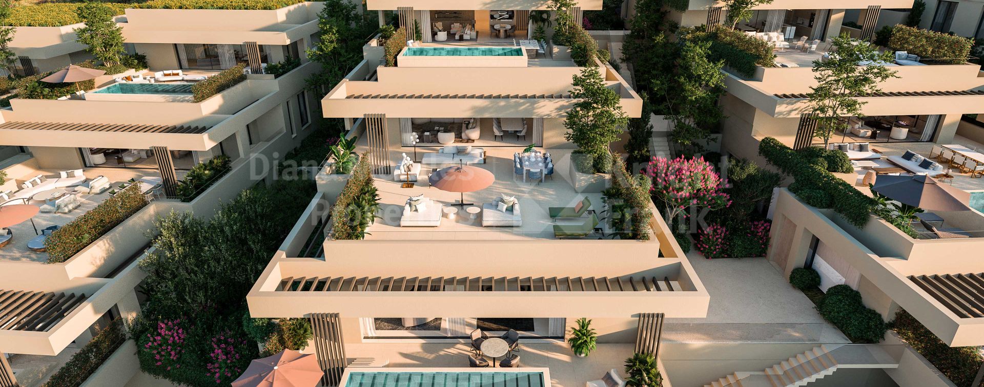 Benahavis, Penthouse spacieux de trois chambres avec vue imprenable sur la mer