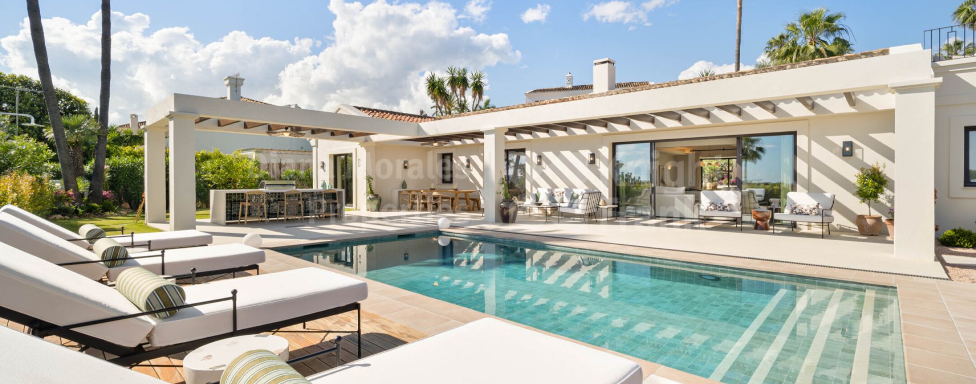 Casa Olivo, villa reformada y en una sola planta en Haza del Conde