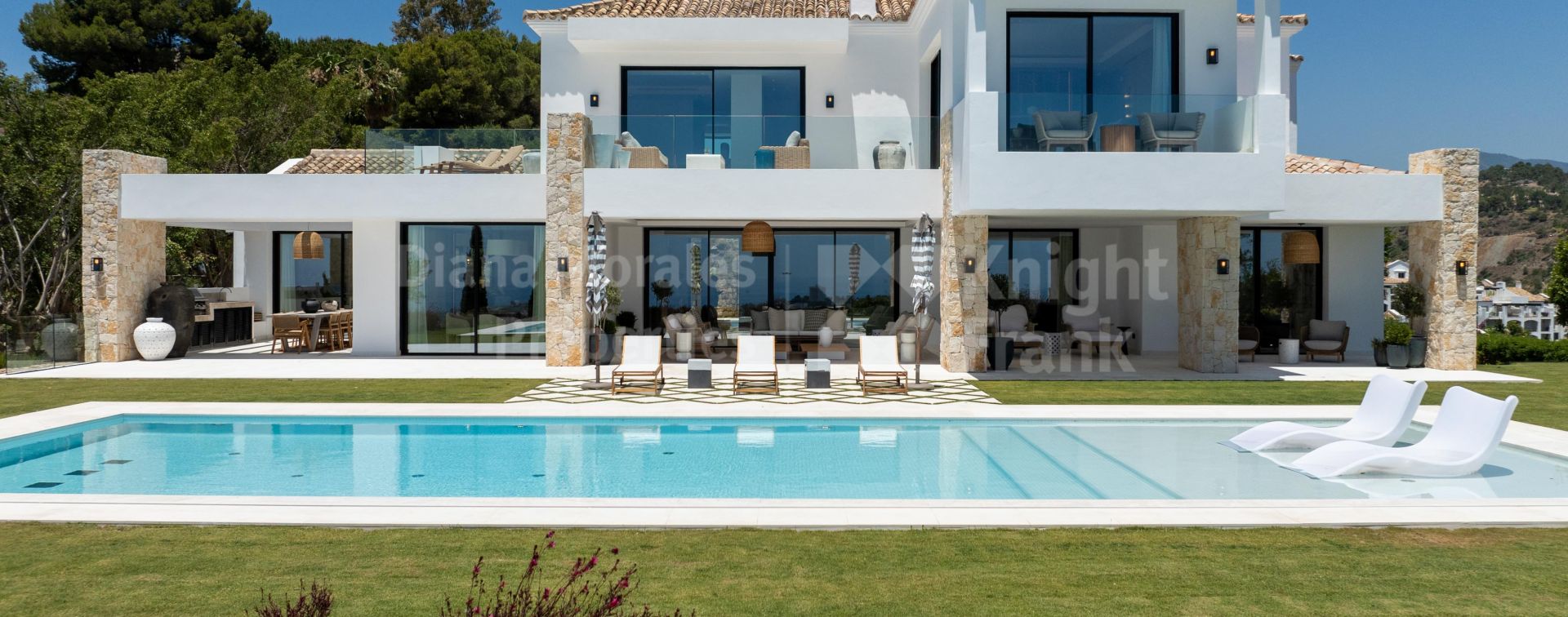 El Herrojo, Villa Amara, villa de style traditionnel avec des vues splendides