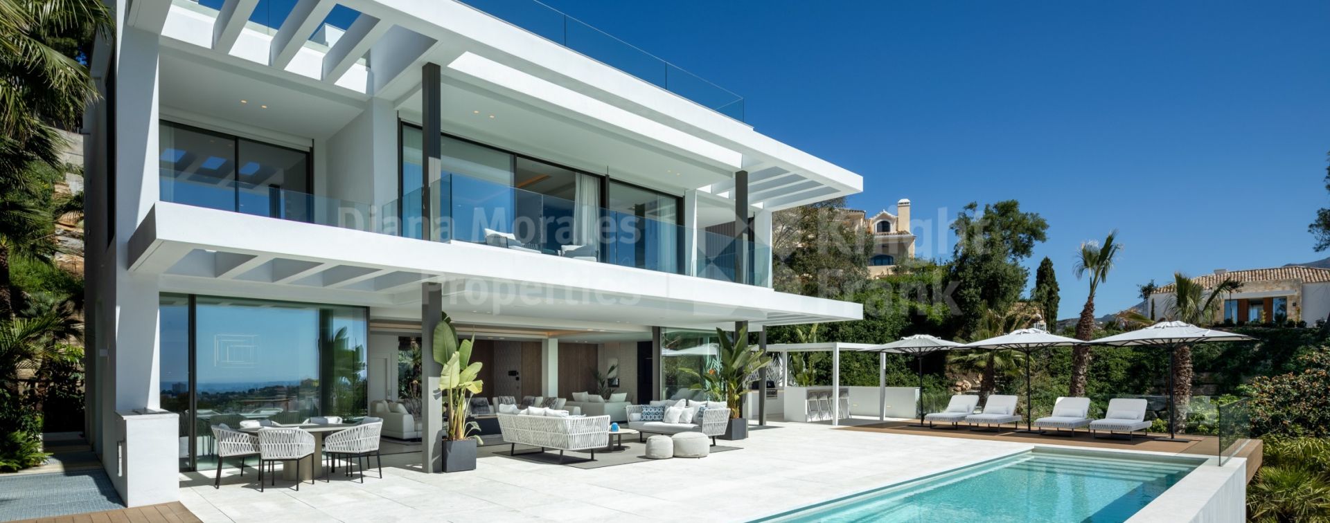 El Herrojo, Villa Ellen, Exklusivität und Modernität mit atemberaubendem Meerblick