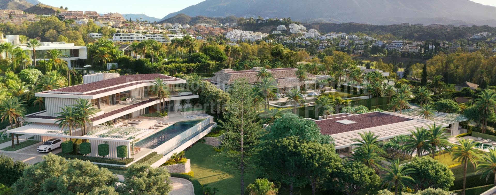 Terrain avec projet à La Cerquilla, quartier résidentiel de la vallée du Golf