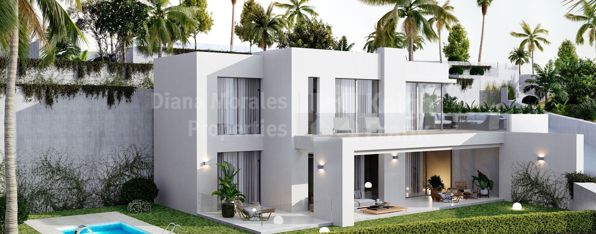 Villa mit vier Schlafzimmern und außergewöhnlichem Meerblick in Mijas Pueblo
