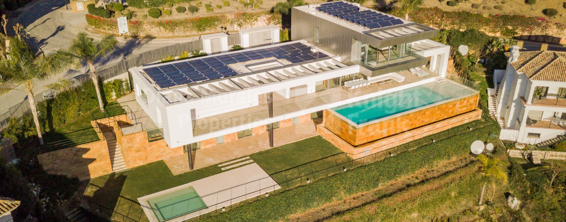 Los Arqueros, Moderne Villa mit vier Schlafzimmern und Panoramablick nahe Puerto Banús