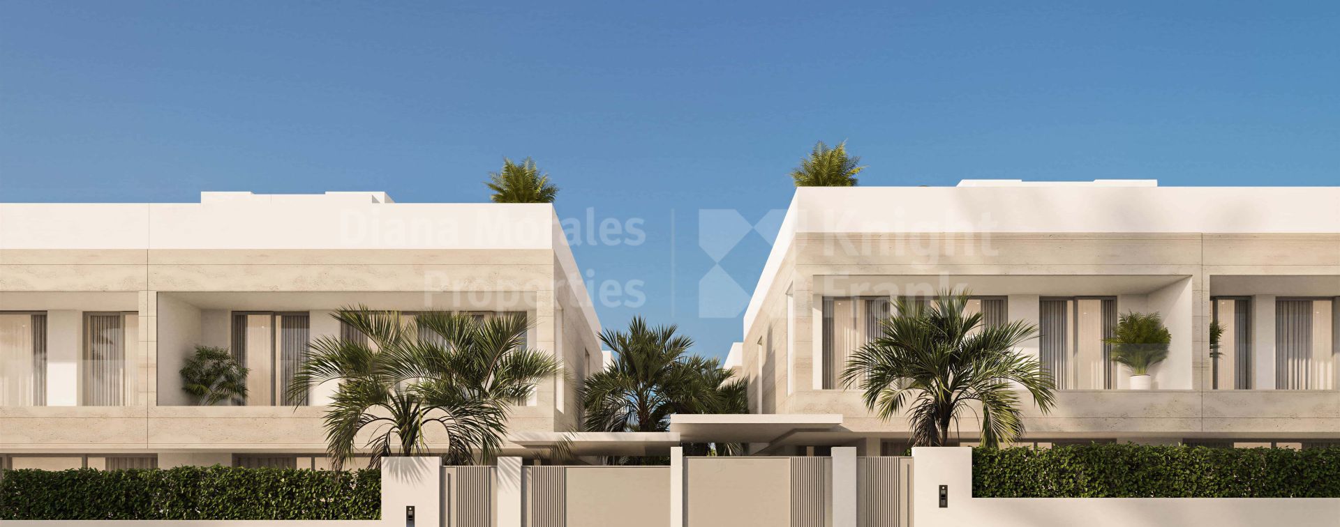 Linda Vista Baja, Villa de 5 dormitorios de orientación oeste en promoción de 38 viviendas