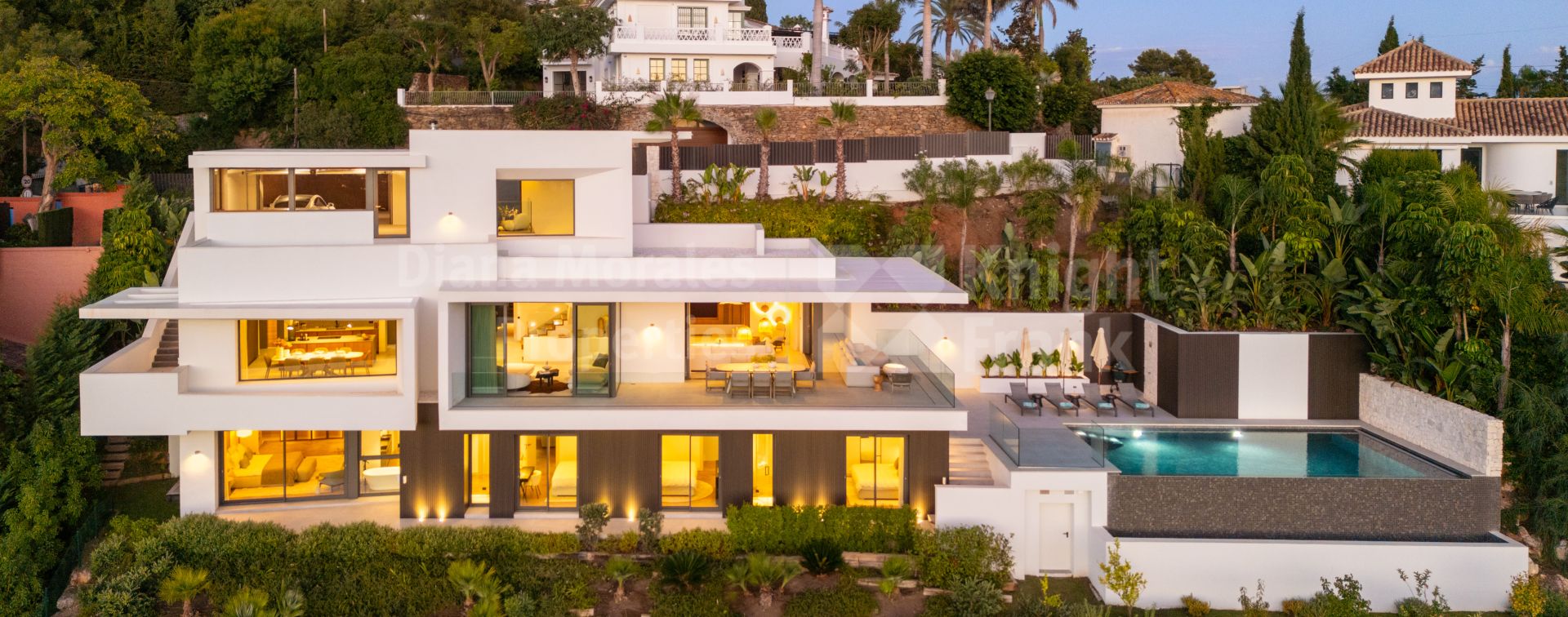 Villa Colina, Designhaus mit Blick auf das Mittelmeer in El Rosario