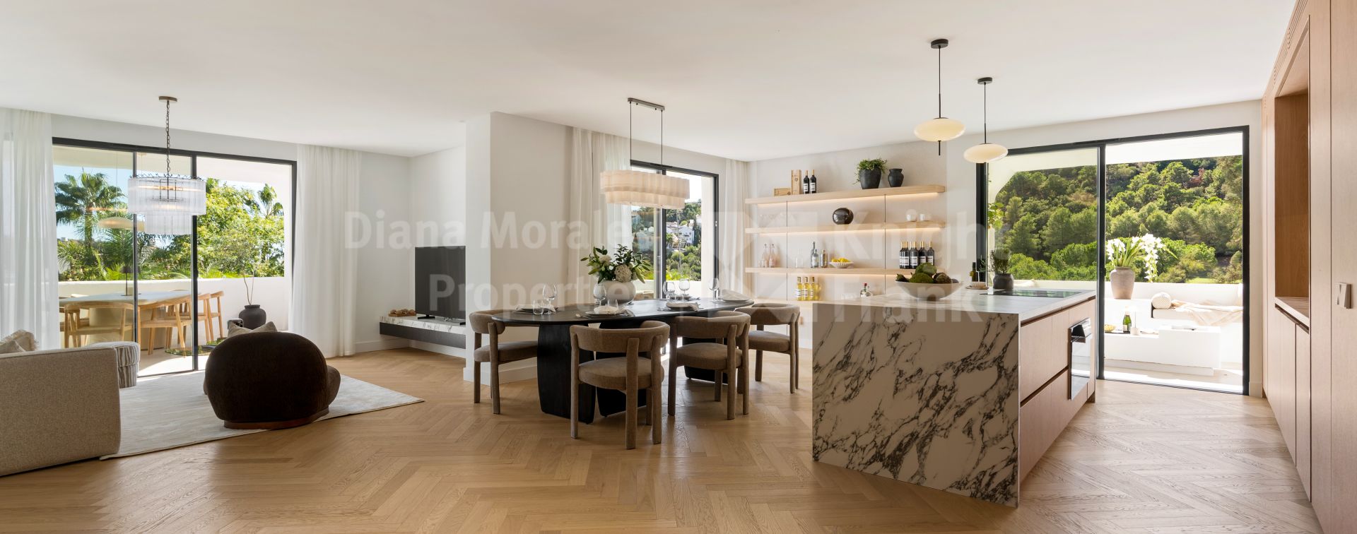 Lomas de La Quinta, Spacious, refurbished flat with sea and golf course views in La Quinta