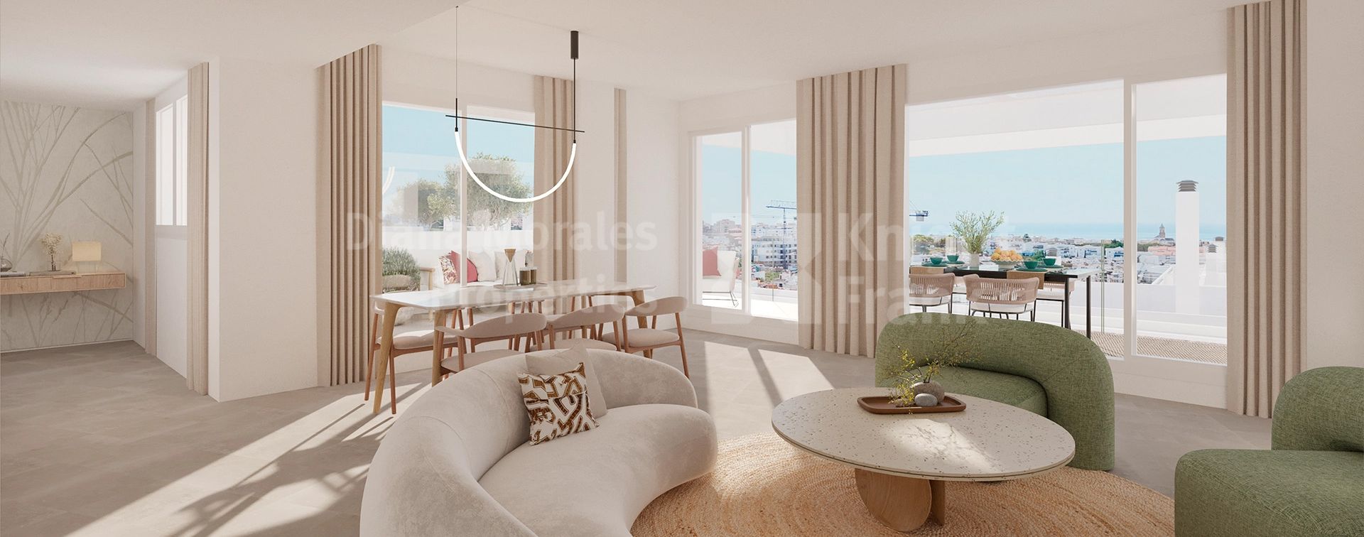 Estepona Ville, Appartement de deux chambres au deuxième étage dans la ville d’Estepona