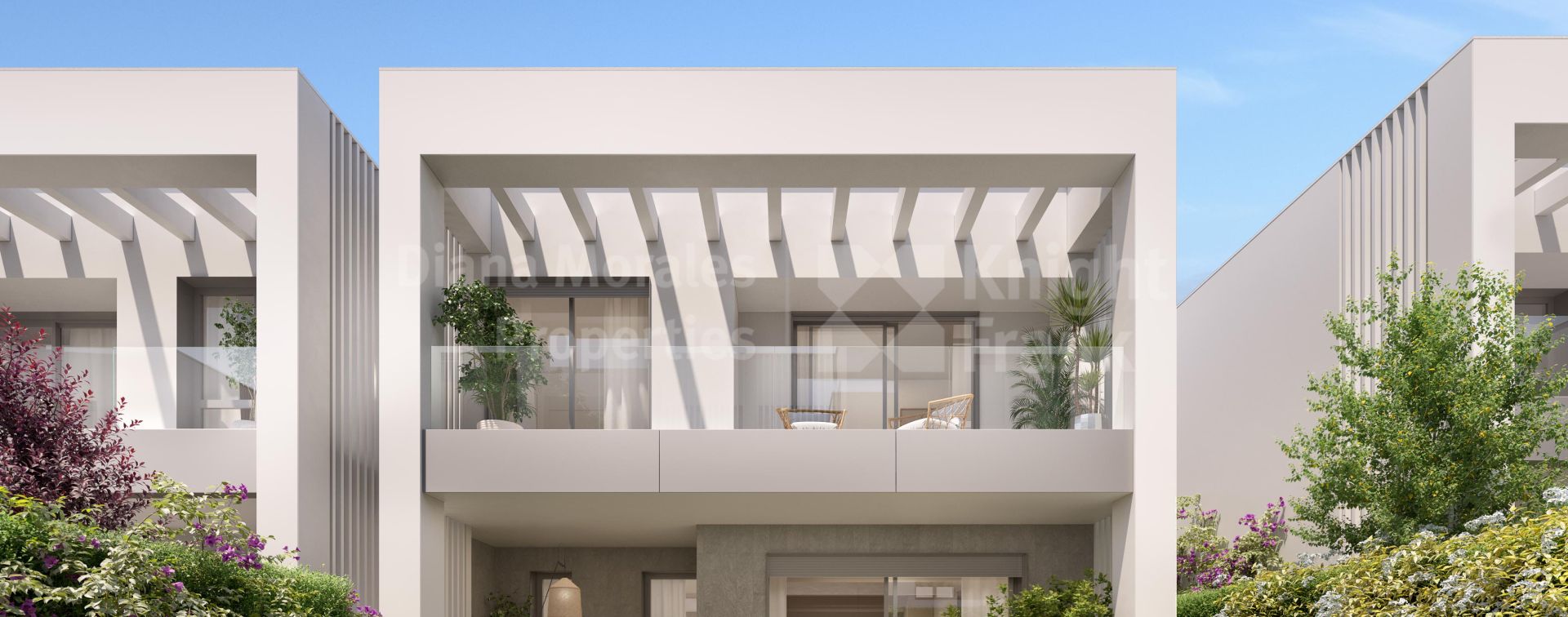 Elviria Playa, Maison mitoyenne de e chambres avec jardin privatif dans l’est de Marbella