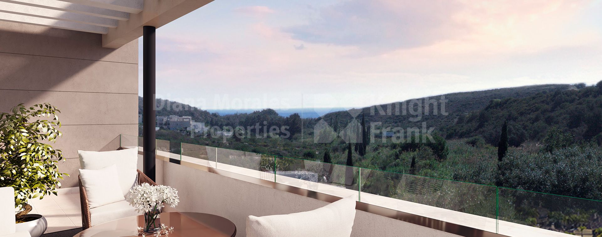 Casares del Sol - Casares Golf, Стильные апартаменты с тремя спальнями у поля для гольфа рядом с Finca Cortesin