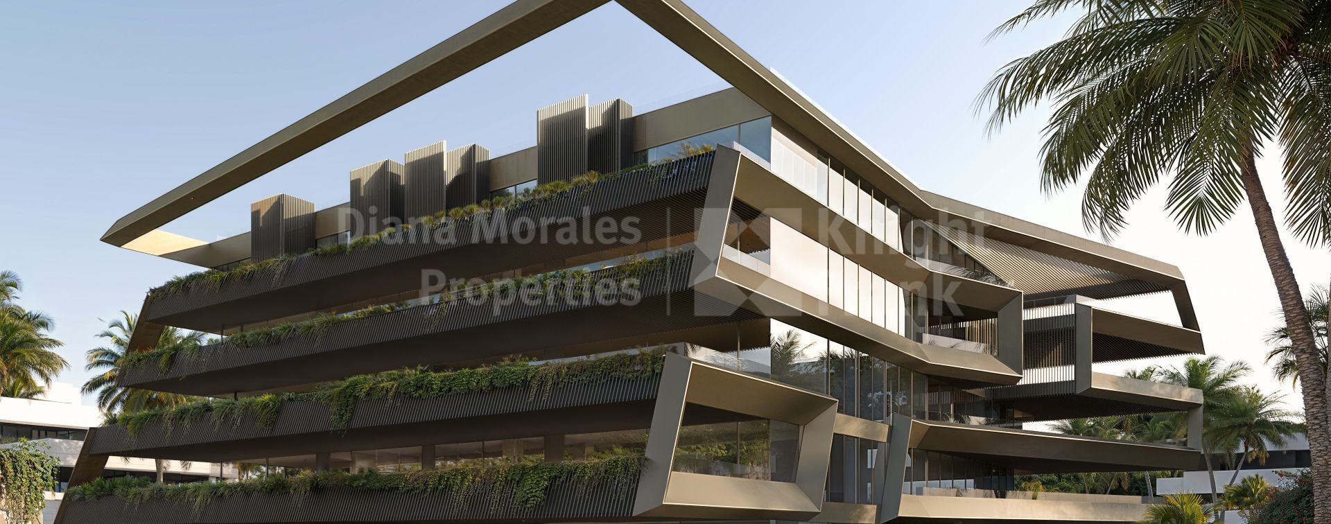 Estepona Centre, Penthouse mit 2 Schlafzimmern, Dachterrasse und Pool in modernem Gebäude