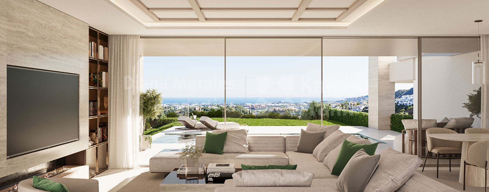 La Quinta, Altura Residences 1, угловая вилла с панорамным видом в Ла-Квинта