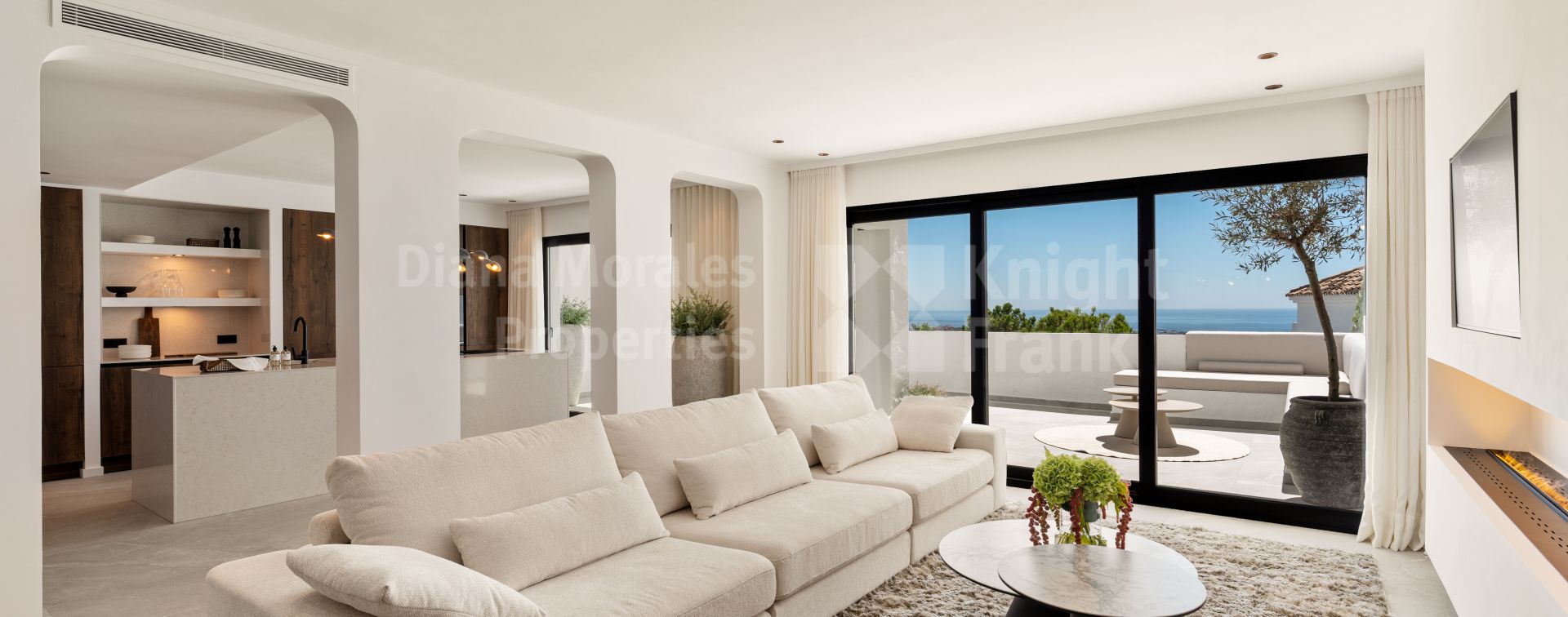 Las Colinas de Marbella, Дом Hillside, прекрасный вид в частном и безопасном сообществе