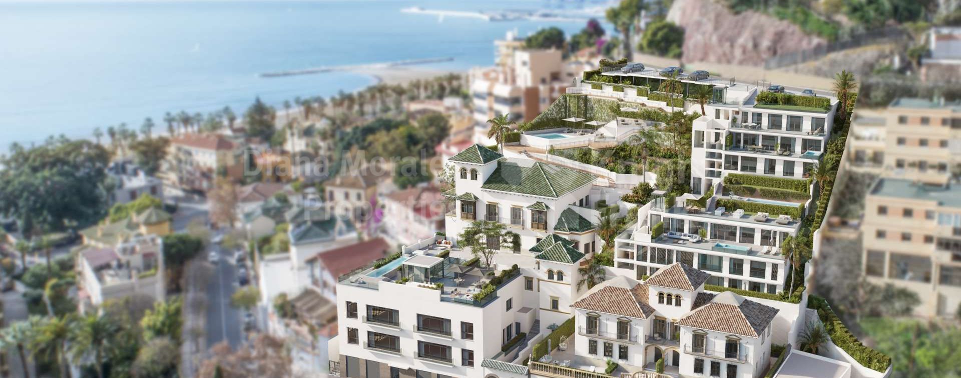 Malaga - Centro, Exklusive Zwei-Zimmer-Wohnung in Strandnähe in El Limonar, Málaga