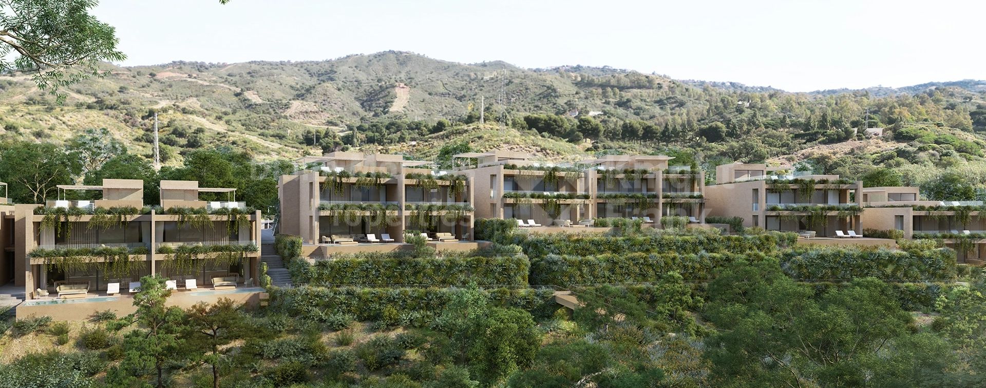 Penthouse de deux chambres avec piscine à Elviria