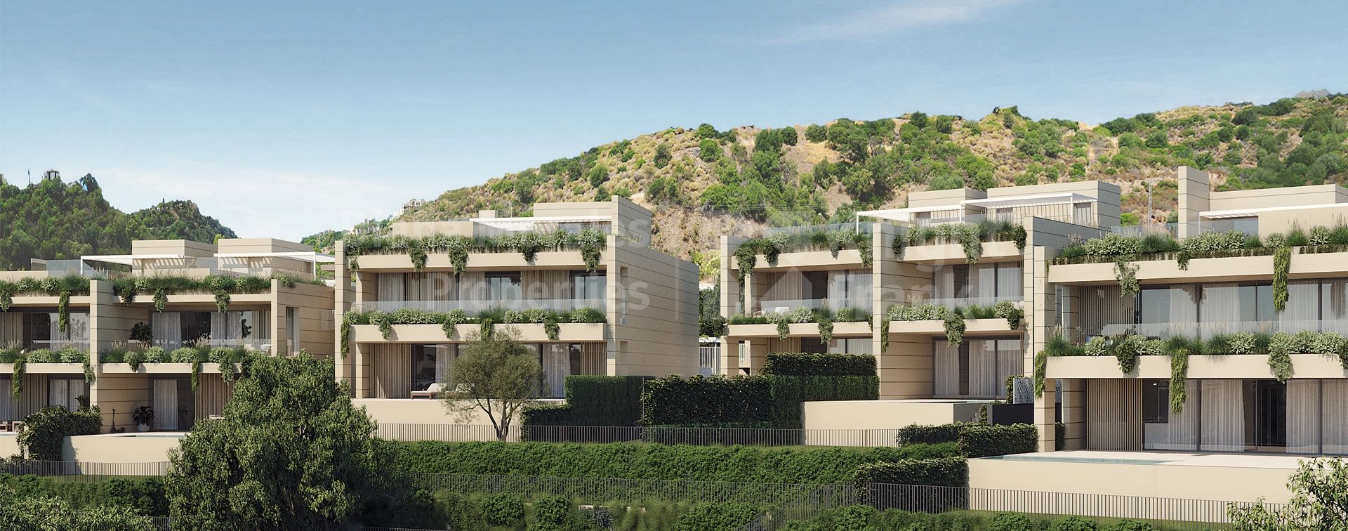 Penthouse de deux chambres avec terrasse sur le toit à Elviria