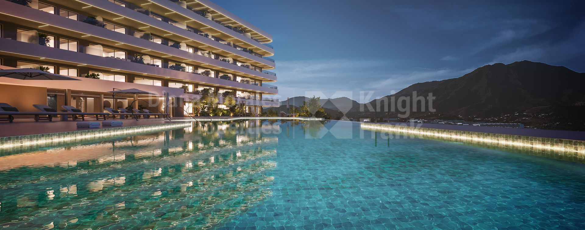 Las Mesas, Three-bedroom first floor apartment with sea views in Estepona