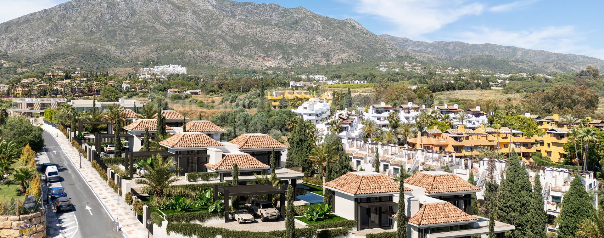 Moderna villa de cuatro dormitorios en Lomas del Rey, Milla de Oro de Marbella