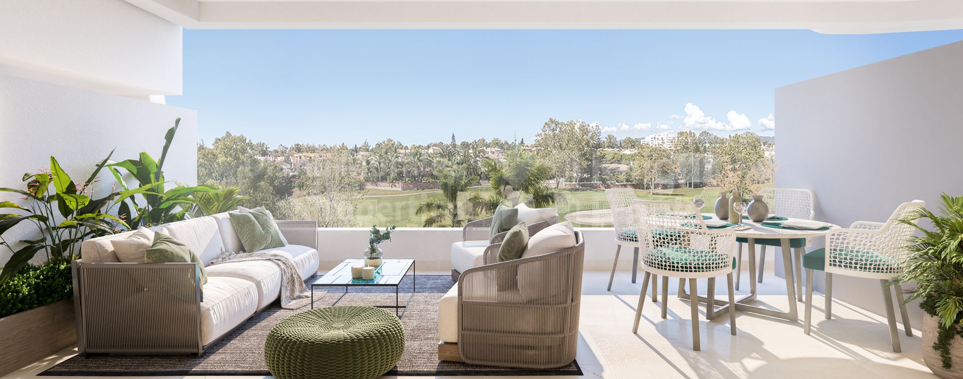 Guadalmina Alta, Dreizimmer-Duplexwohnung mit Blick auf den Guadalmina Golfplatz