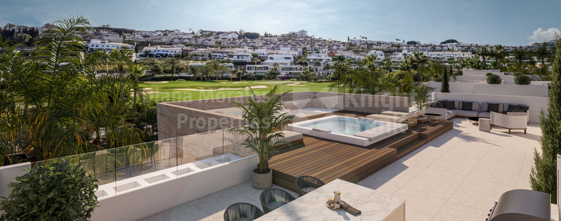 Villa orientée ouest de cinq chambres à El Campanario, Estepona Est