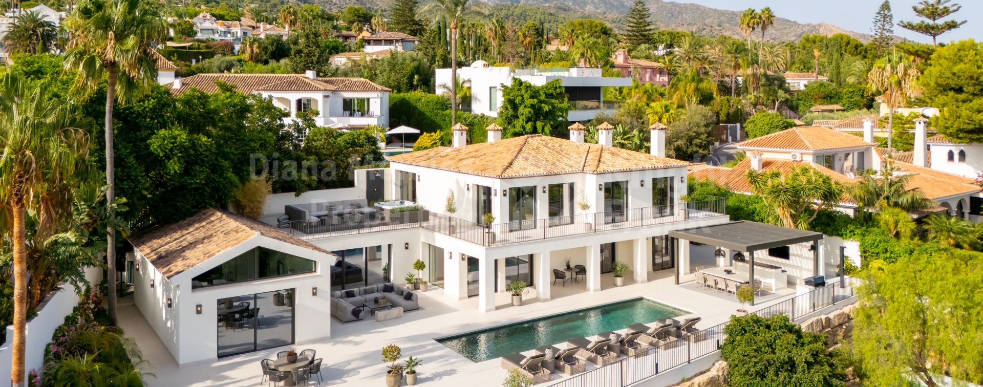 Rocio de Nagüeles, Villa Rocío, emplacement imbattable pour une belle maison familiale