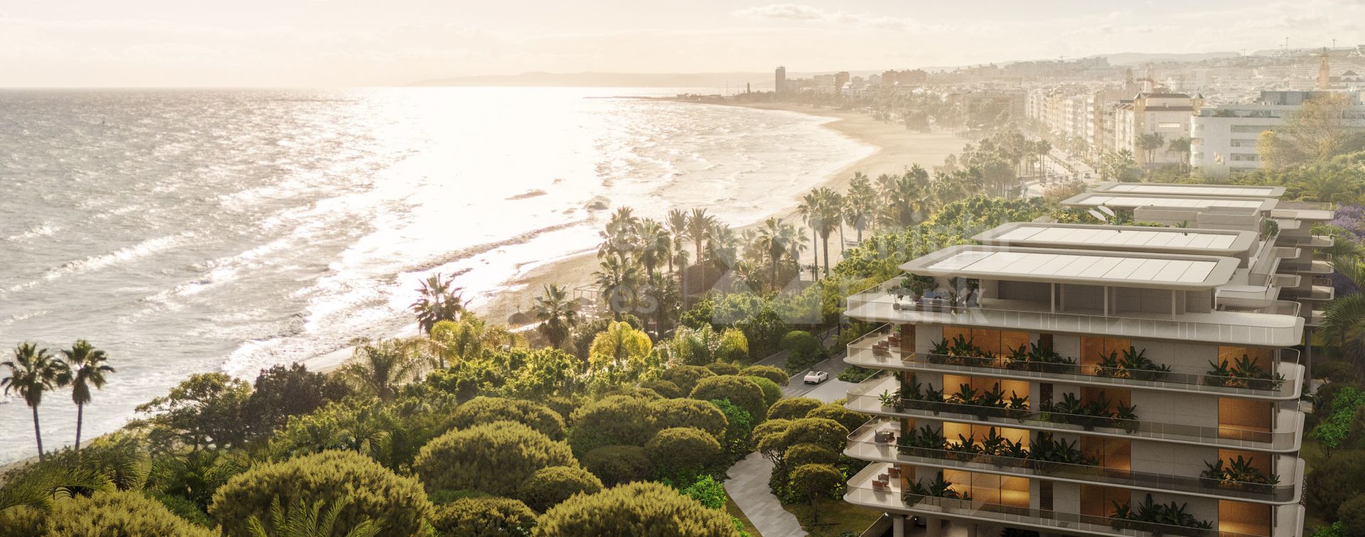 Estepona Ville, Exceptionnel appartement au premier étage en bord de mer à Estepona
