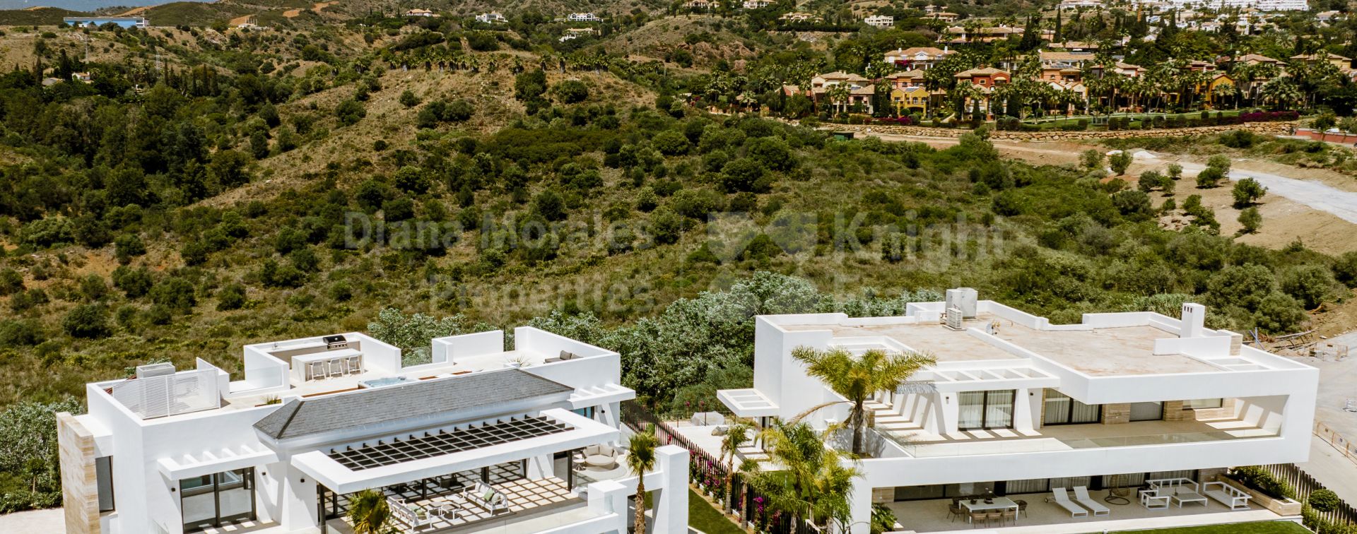 Marbella Goldene Meile, Dreistöckige moderne Villa in Lomas del Virrey