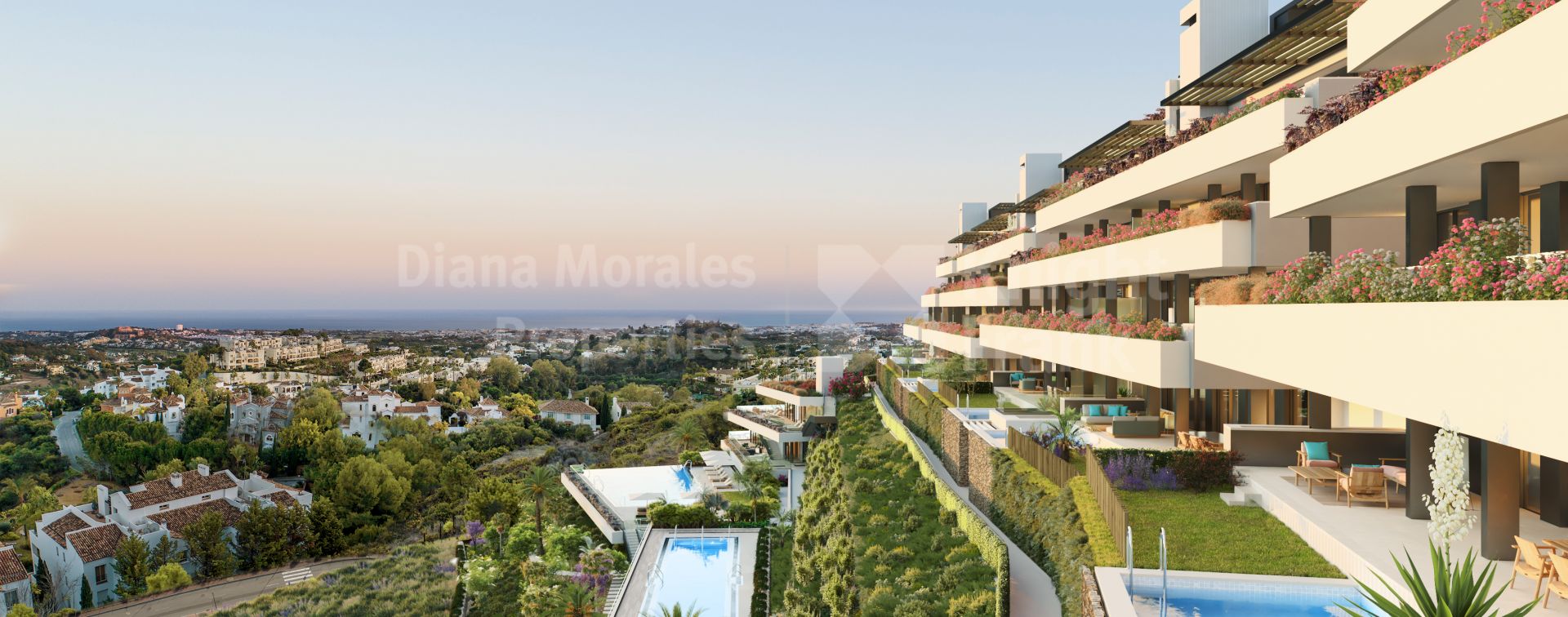 Las Colinas de Marbella, Apartamentos de lujo a 500 metros de un campo de golf