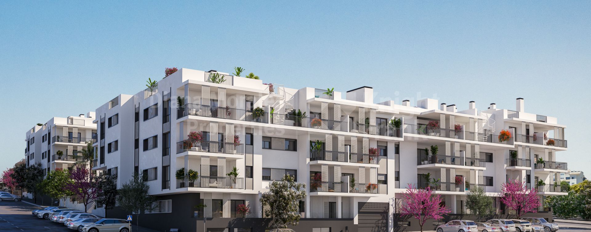 Estepona Centre, Neue Apartmentanlage 5 Gehminuten vom Strand Estepona entfernt