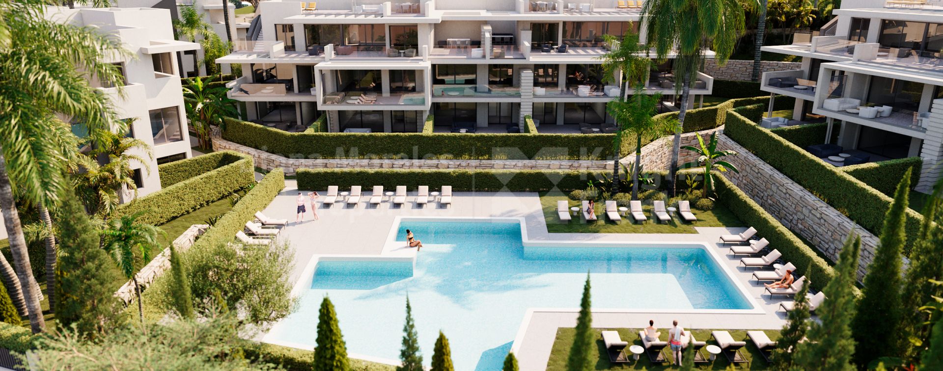 Estepona Ouest, Complexe bien situé de 48 appartements à l’ouest d’Estepona