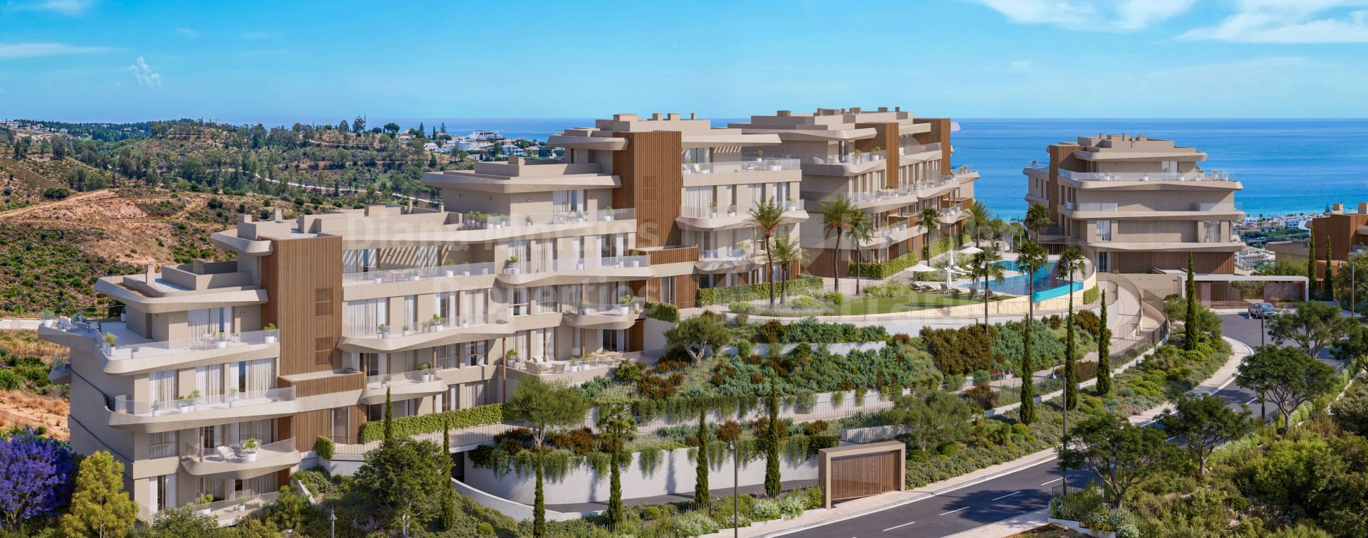 Mijas Costa, Appartements de luxe sur plan et maisons de ville à La Cala de Mijas