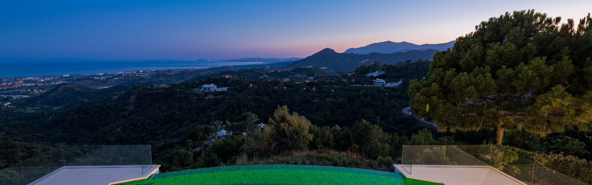 Pool with sea and mountain views in La Zagaleta, Benahavís, Marbella - Private Office by Hamptons International for MPDunne & Hamptons International