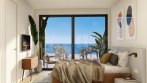 Estepona, Seafront second floor apartment with unobstructed views of the sea