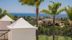 Great frontline golf villa with panoramic and sea views in Los Arqueros