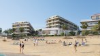 Manilva Beach, 3-Zimmer-Wohnung in einer Anlage direkt am Strand mit direktem Meerblick