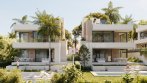 Marbella Est, Groupe de quatre villas modernes en bord de mer à l'est de Marbella