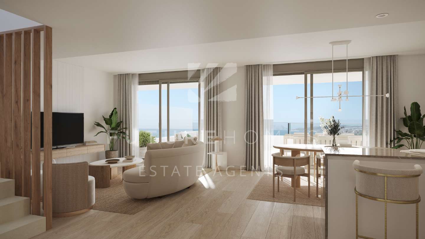 BRAND NEW apartments and townhouses with sea views for sale near Estepona marina