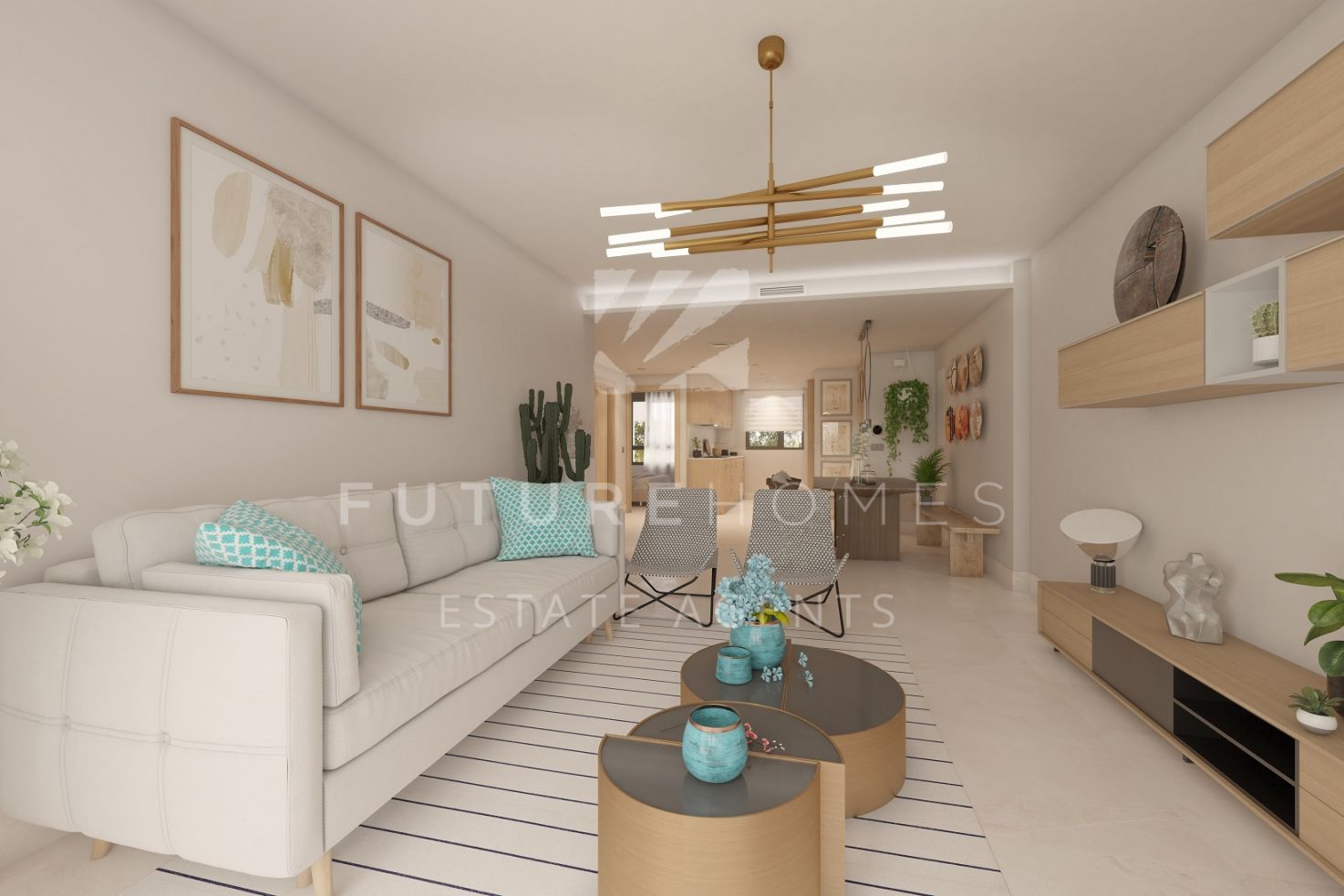 New modern apartments for sale on Casares Costa with open sea views