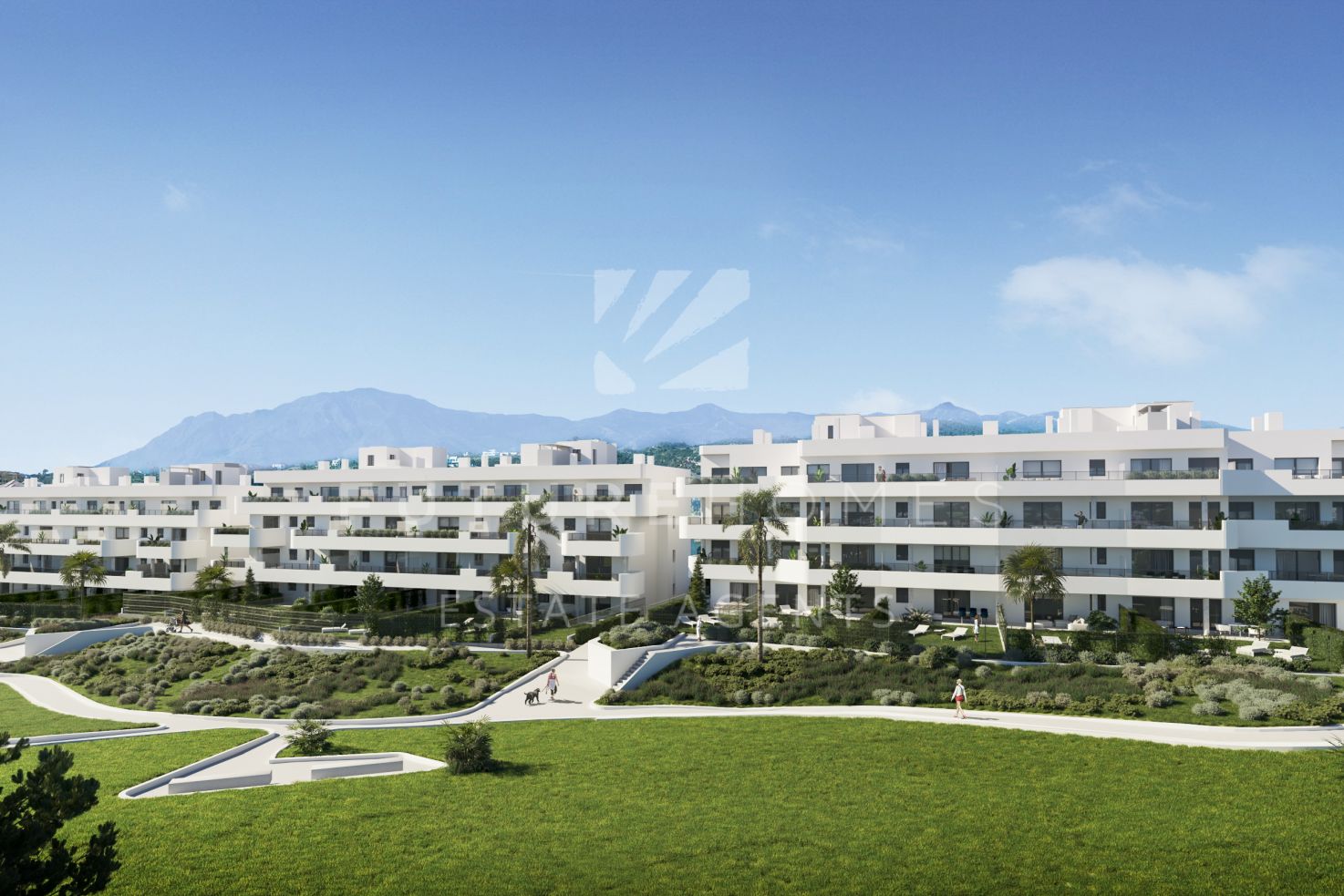 Apartamentos modernos en la nueva promocion de Aranya Estepona junto al campo de golf La Resina