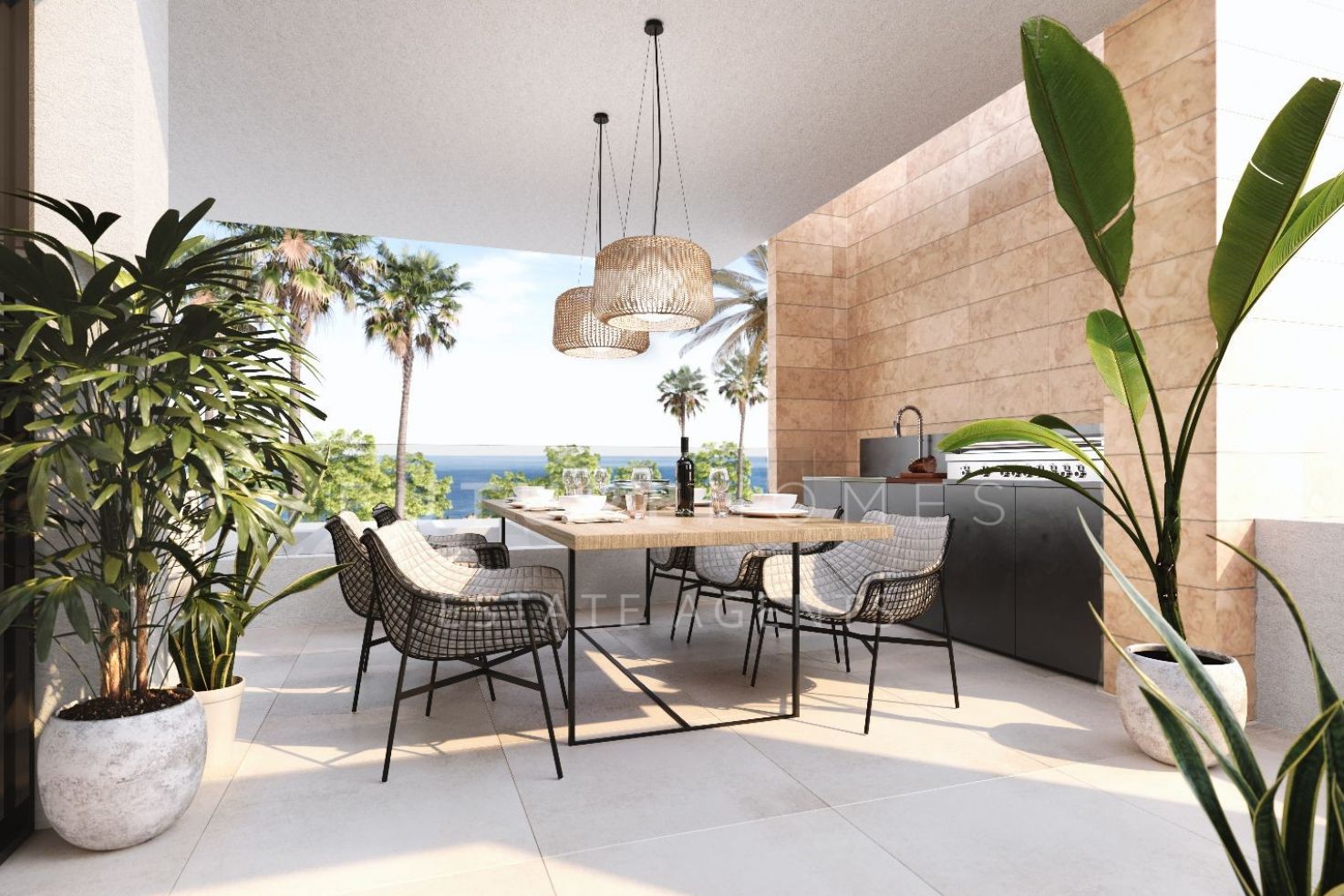 LOCATION, LOCATION, LOCATION!  Fantastic new off plan apartments opposite the Kempinski 5 star Hotel and within walking distance of Estepona town!