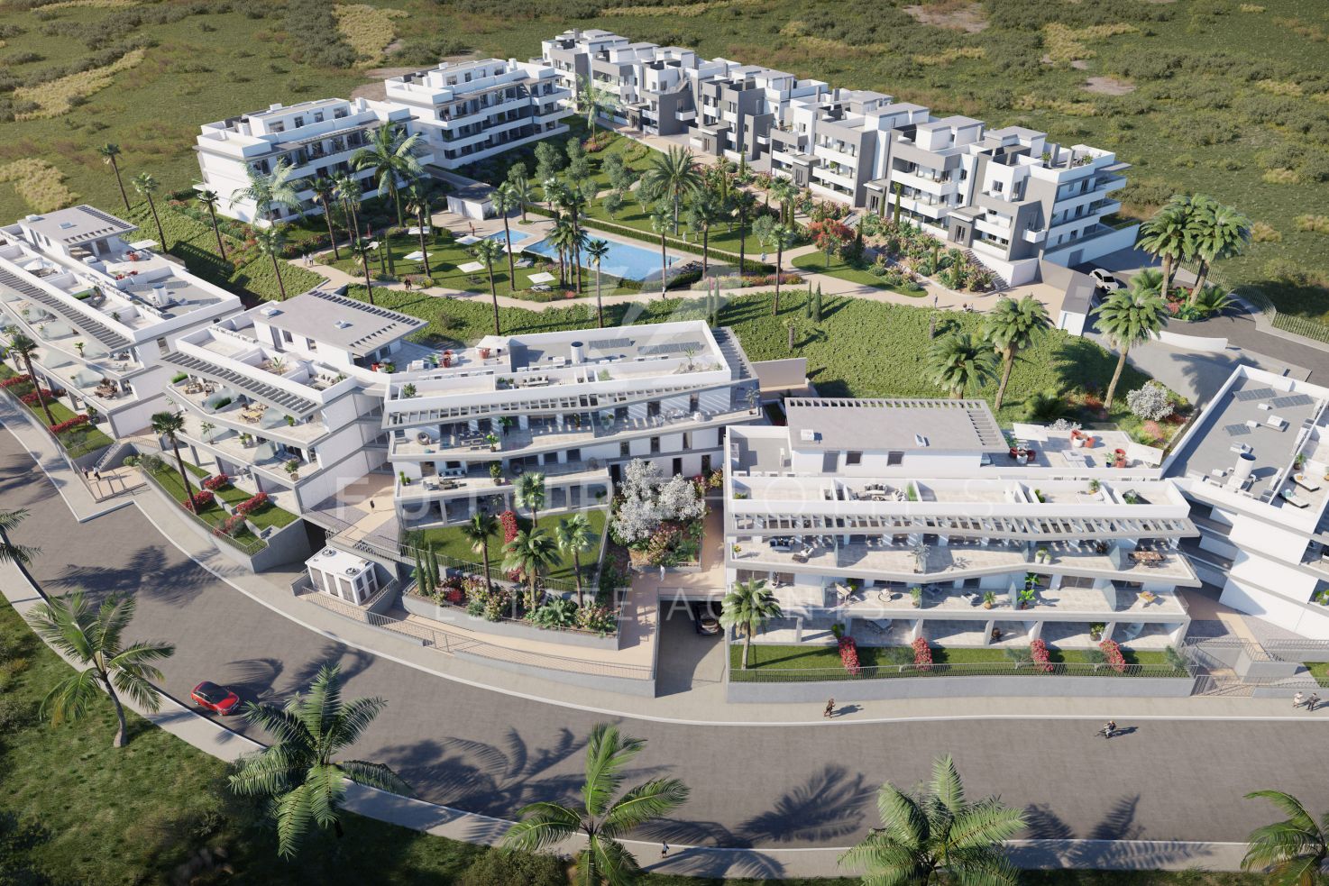 Brand new 2 bedroom apartment with large terrace 1km from the beach, West Estepona